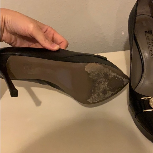 Versace Collection Black leather heels - Picture 6 of 6